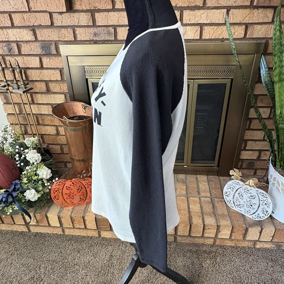 Harley Davidson Women's Long Sleeve Waffle Thermal Shirt - Picture 3 of 9